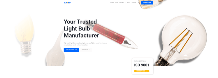 Kaiyu Lighting’s New OEM Website is Live!