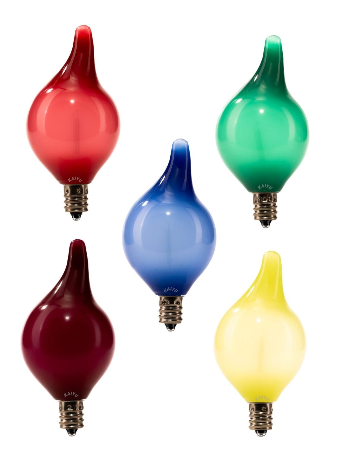 C45 0.6W E12 Plastic LED filament bulb(Multi-color)