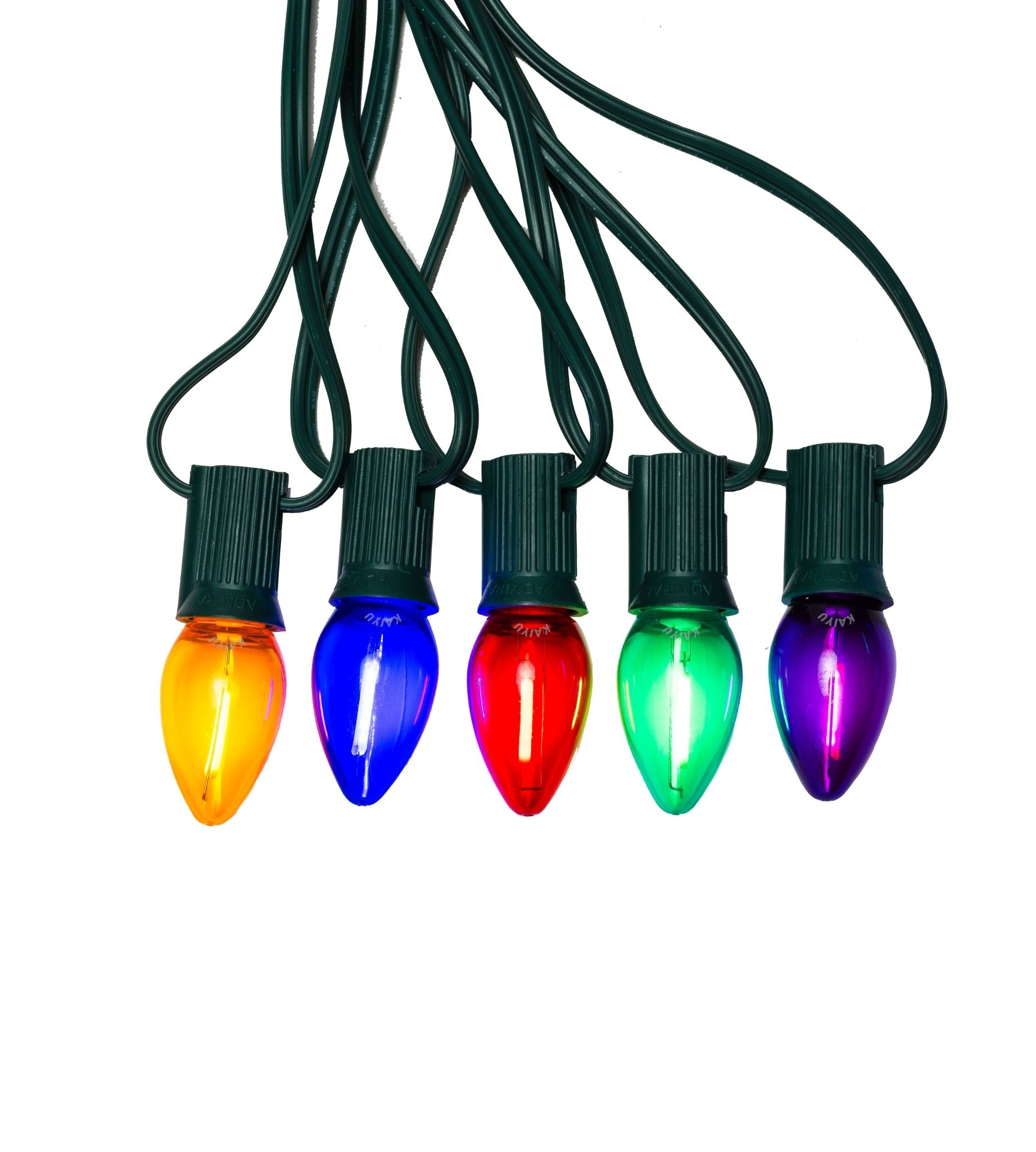 10ft~100ft C7 Plastic LED String Lights (Multi-color)