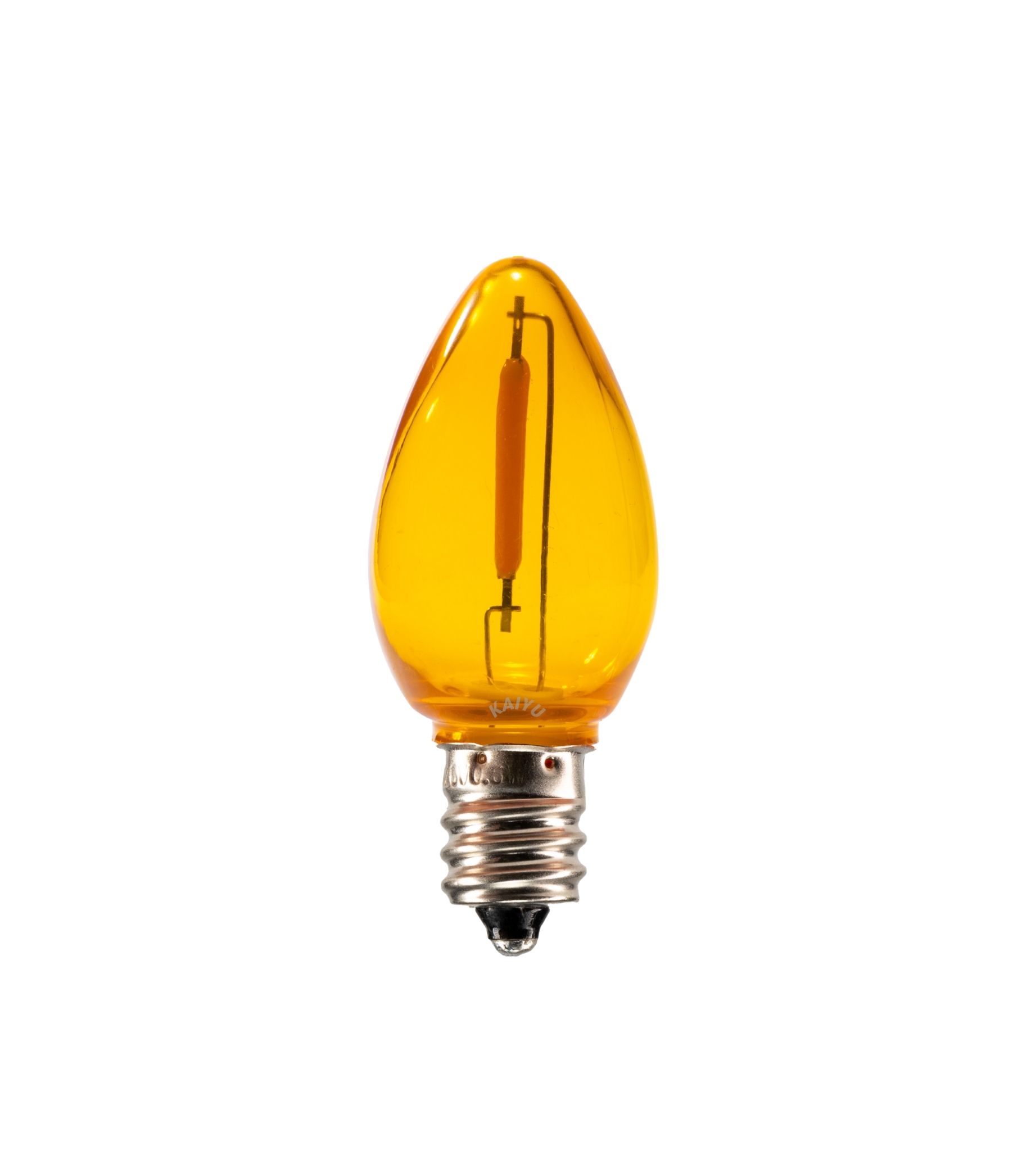 C7 0.6W E12 Plastic LED filament bulb(Multi-color) - Image 2