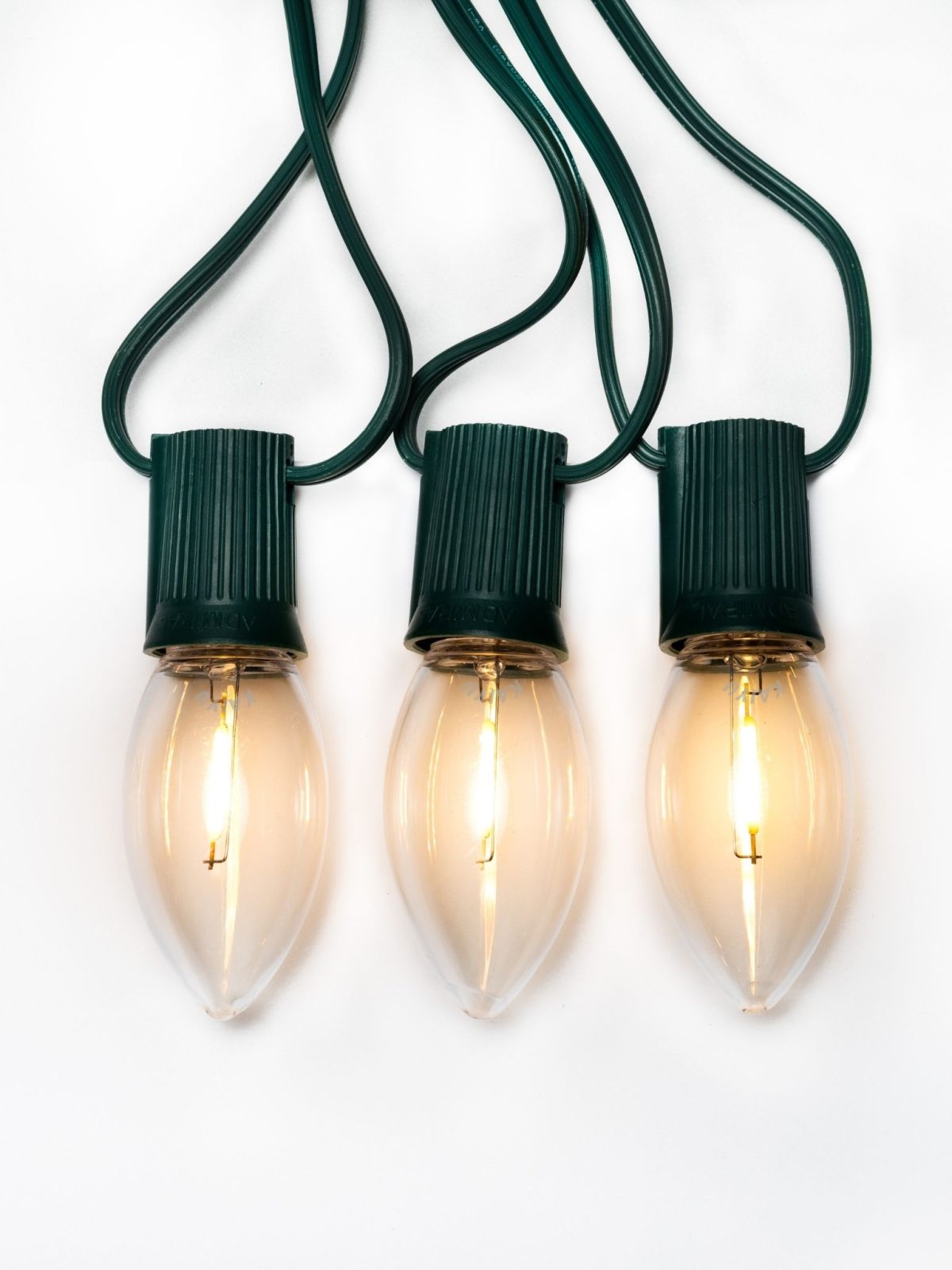 10ft~100ft C9 Plastic LED String Lights (clear)