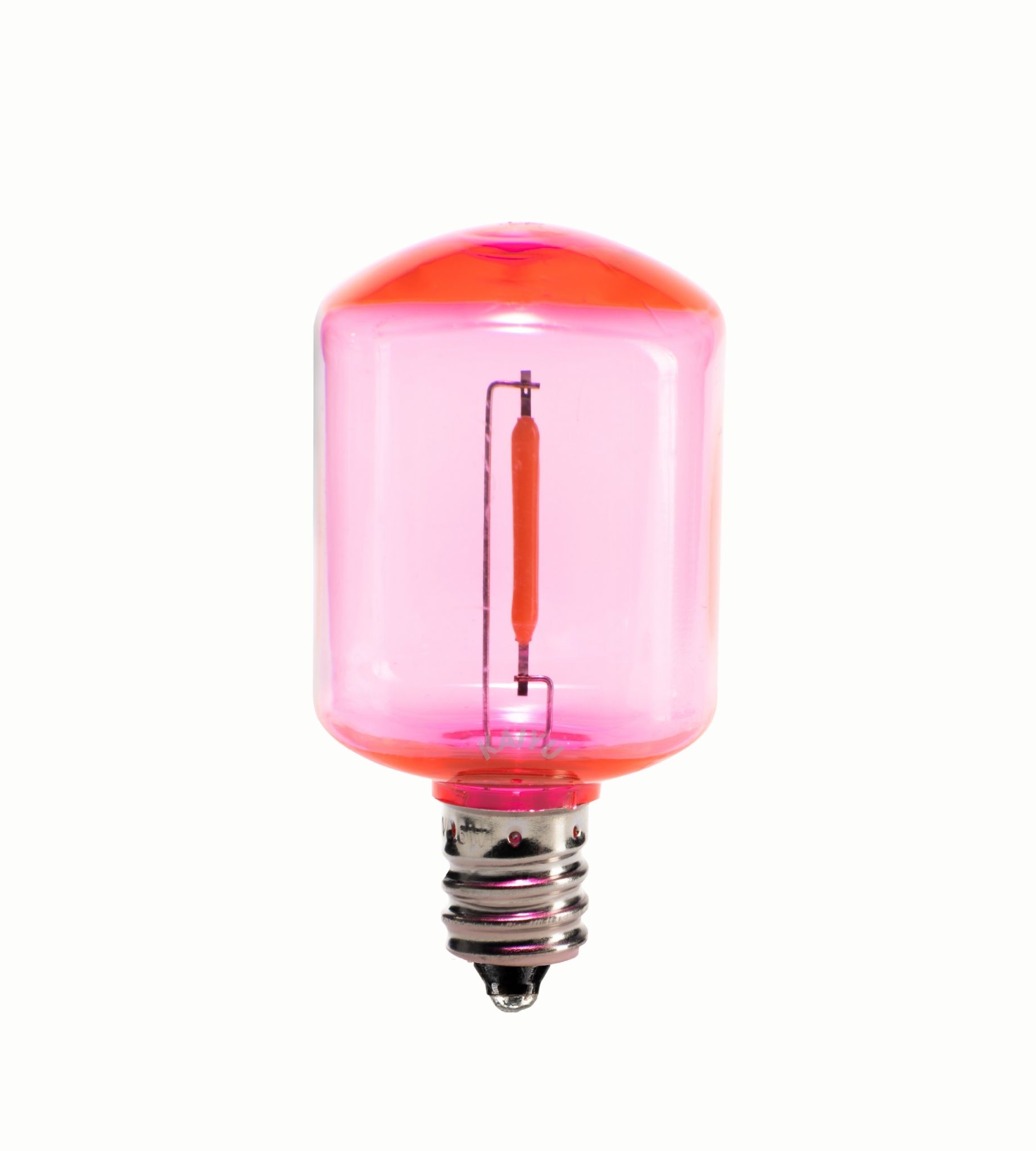 Square C7 0.6W E12 Plastic LED filament bulb(Multi-color) - Image 4