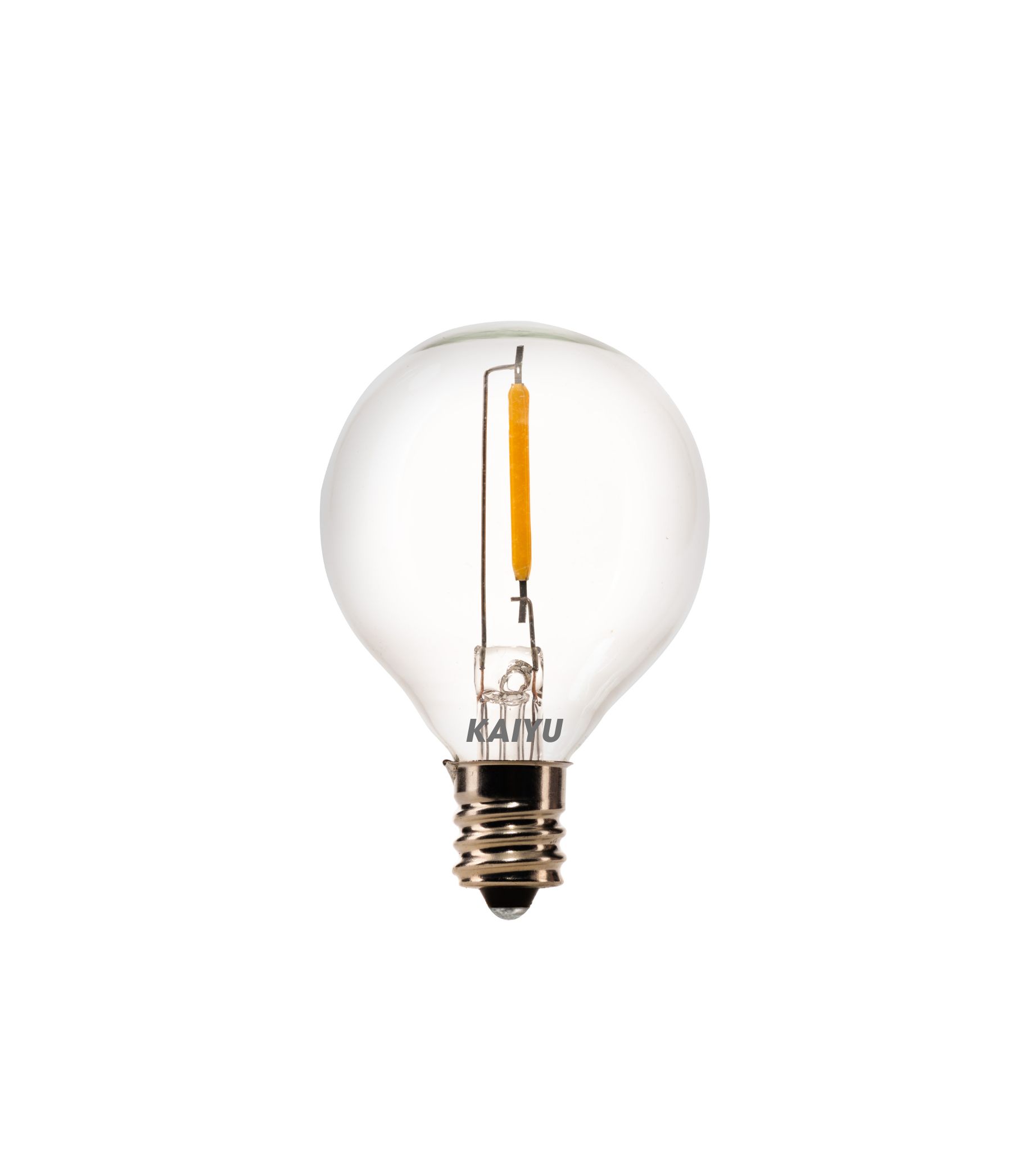 G40 0.5W E12 warm white LED Filament bulb