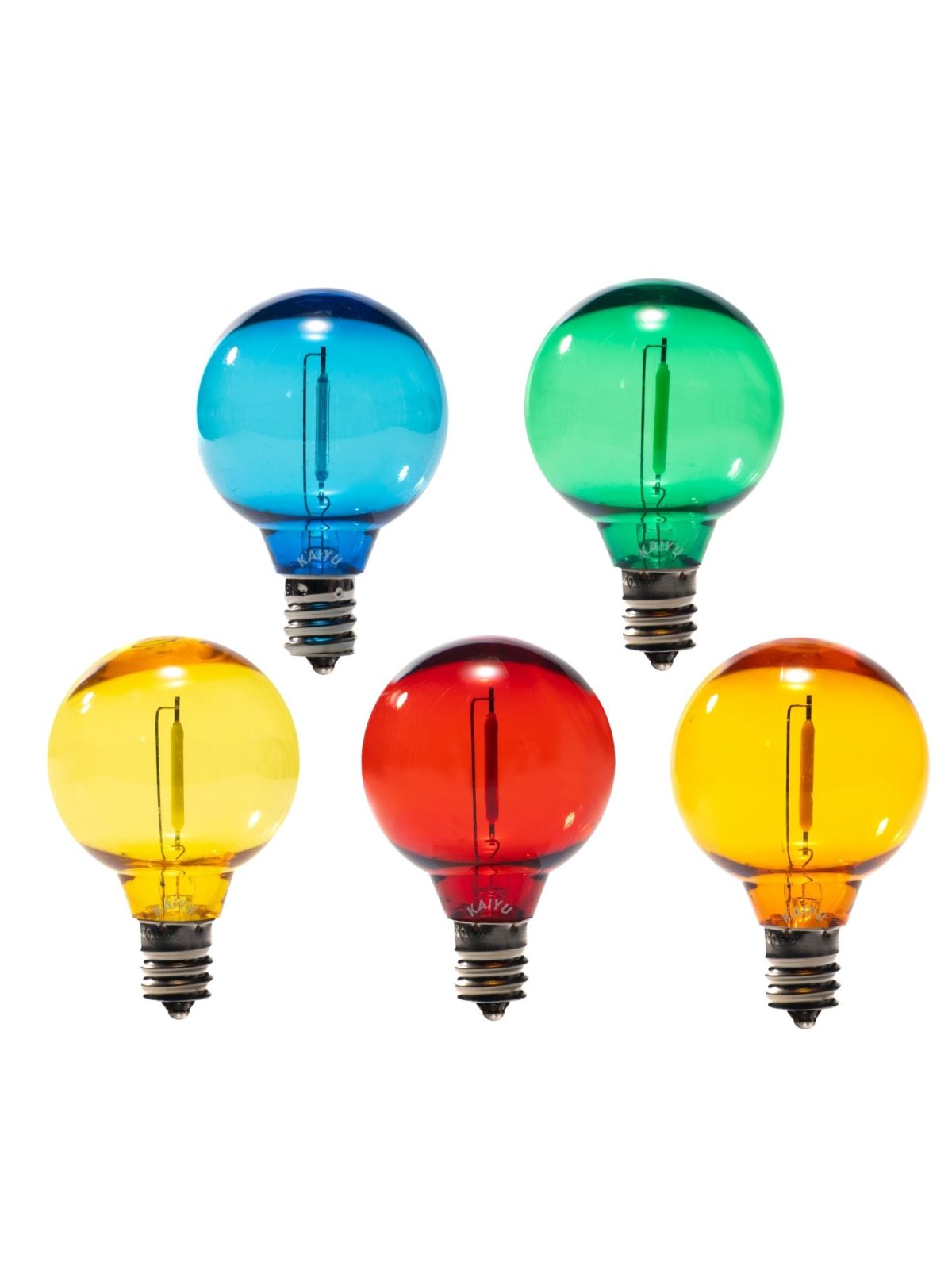 G40 0.6W E12 Plastic LED filament bulb(Multi-color)