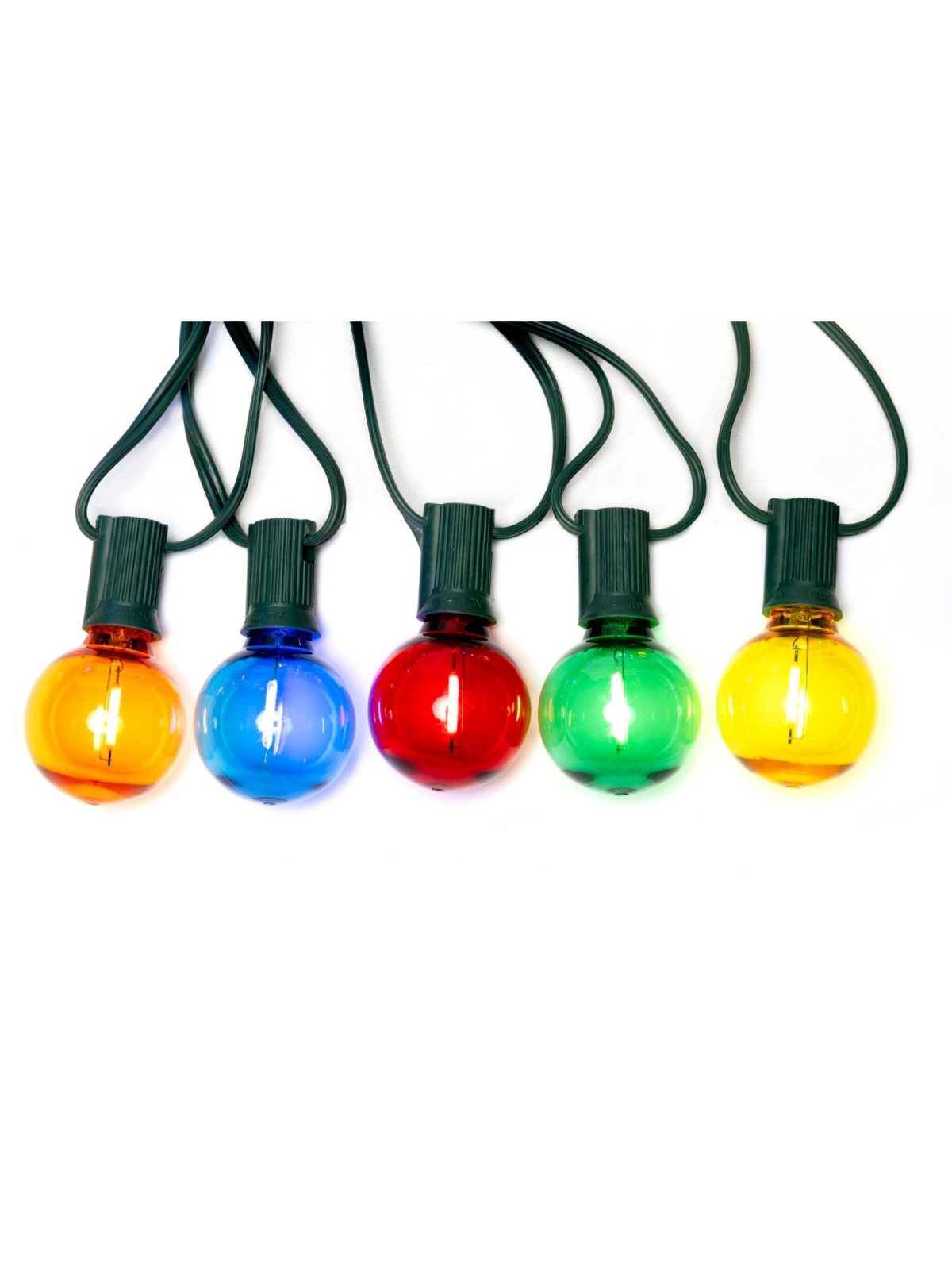 10ft~100ft G40 Plastic LED String Lights (Multi-color)