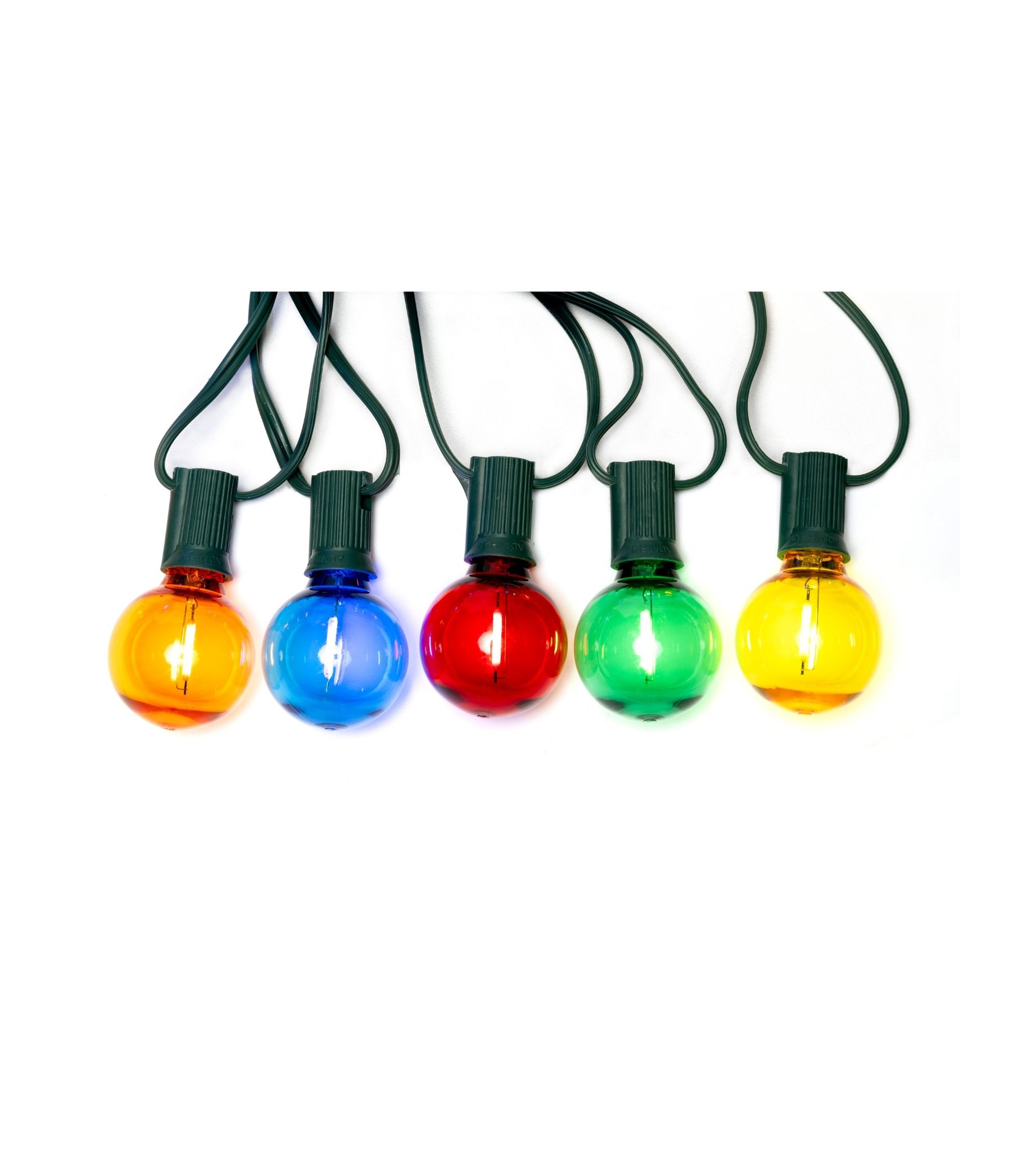 10ft~100ft G40 Plastic LED String Lights (Multi-color)