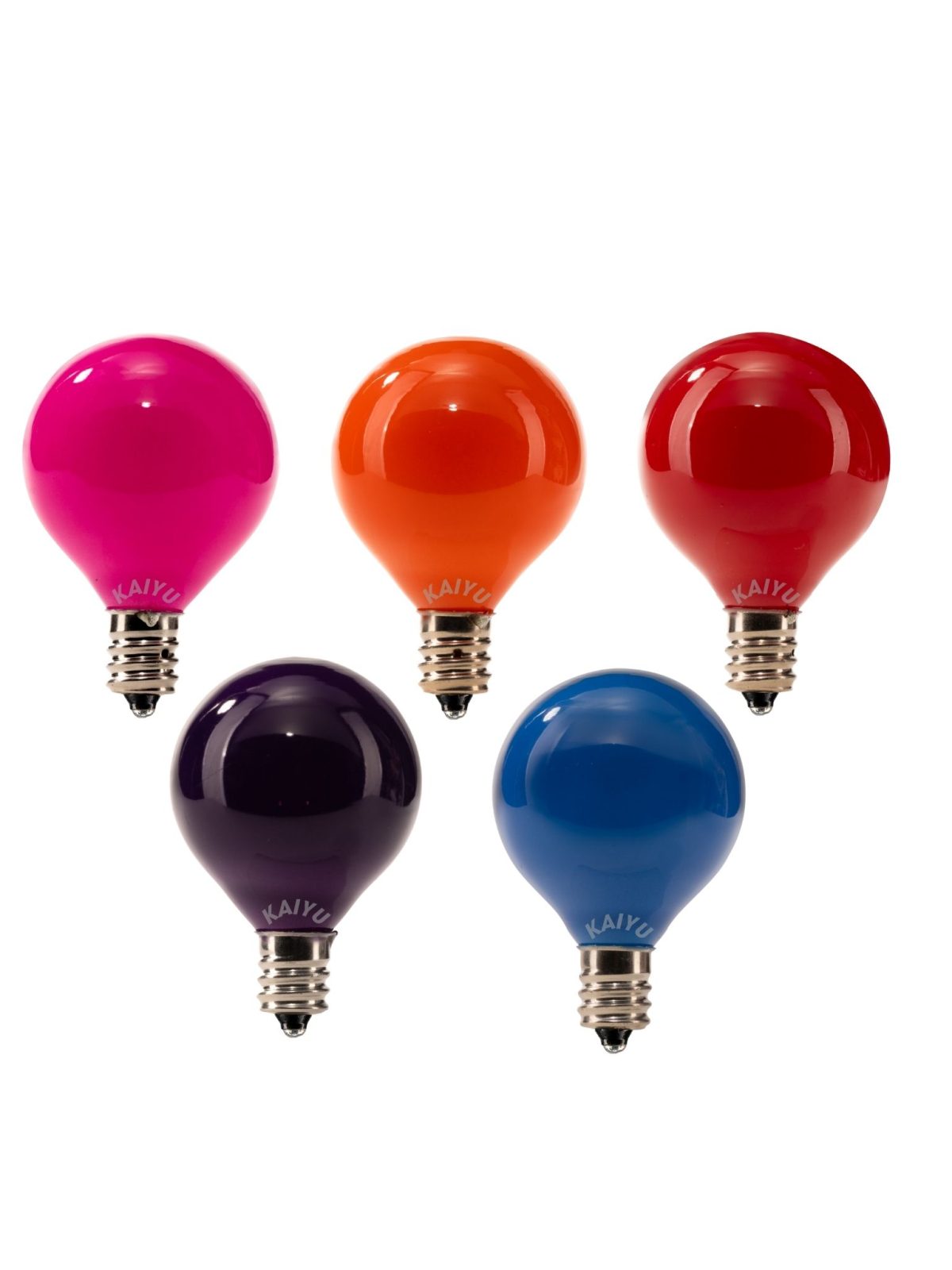 G40 5W E12 multi-color Ceramic Opaque incandescent bulb