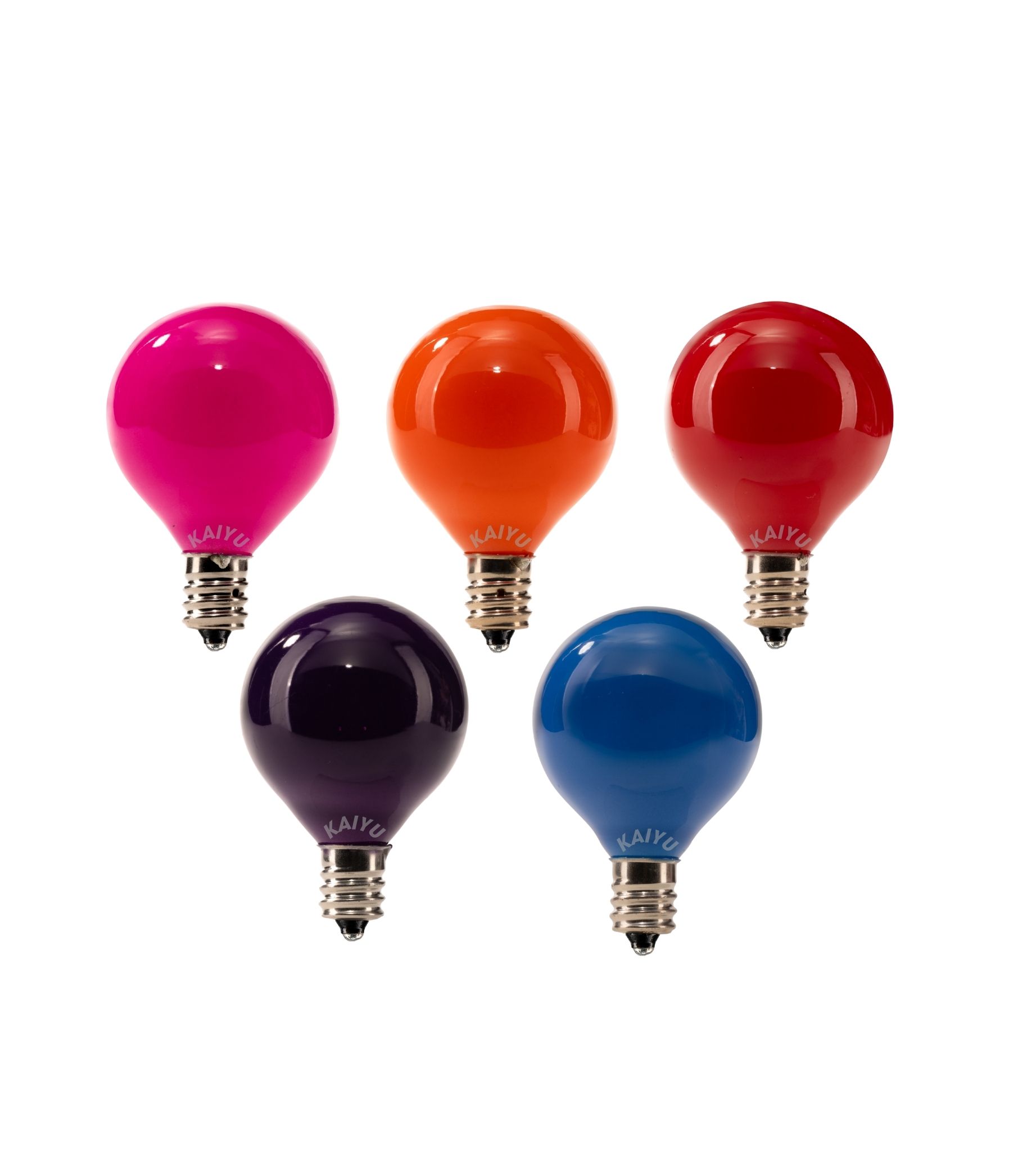 G40 5W E12 multi-color Ceramic Opaque incandescent bulb