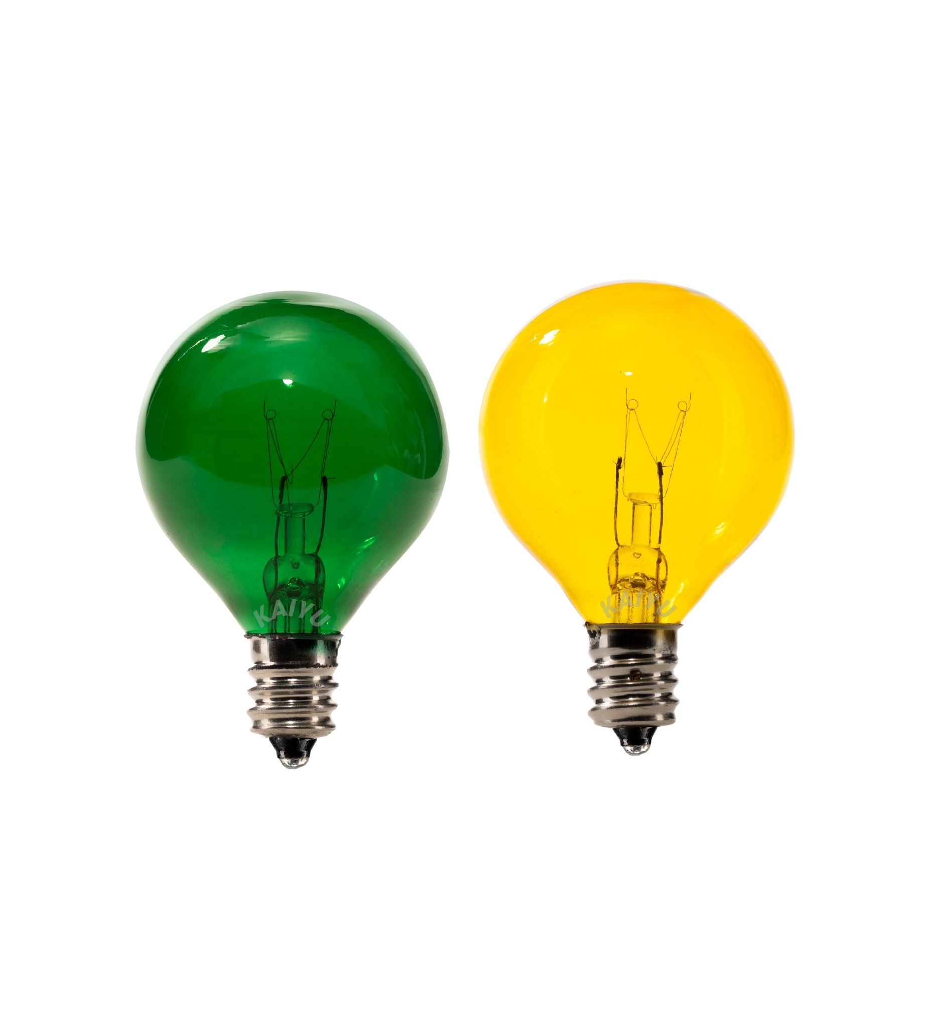 G40 5W E12 multi-color Transparent Incandescent Bulb