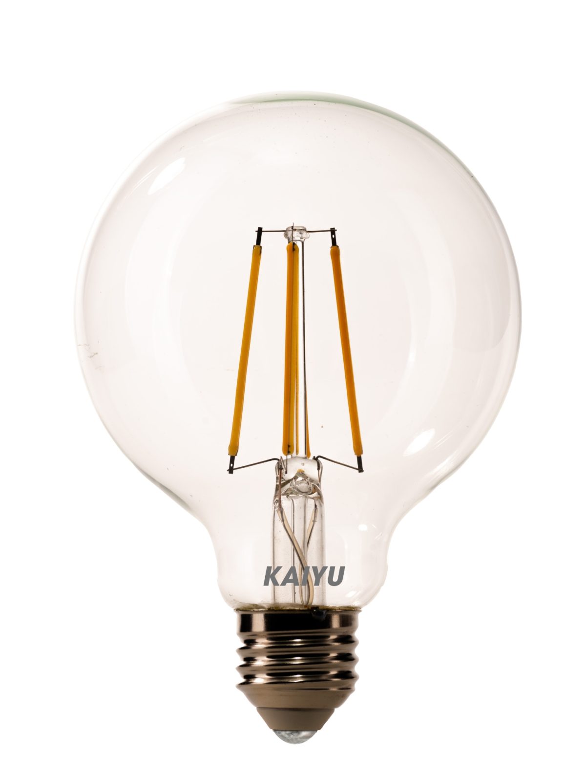 G95 6W E26/27 warm white LED Filament bulb