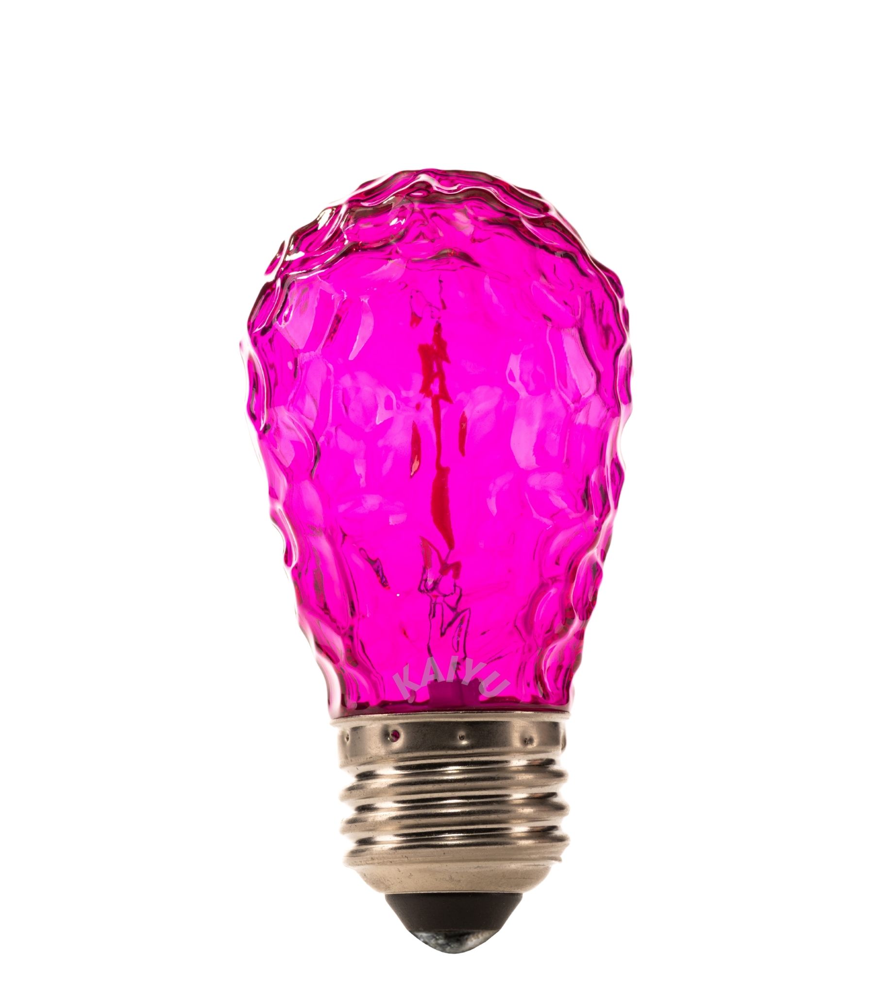 S14(ST45) 0.5W E26/27 Faceted Plastic LED filament bulb(Multi-color) - Image 3