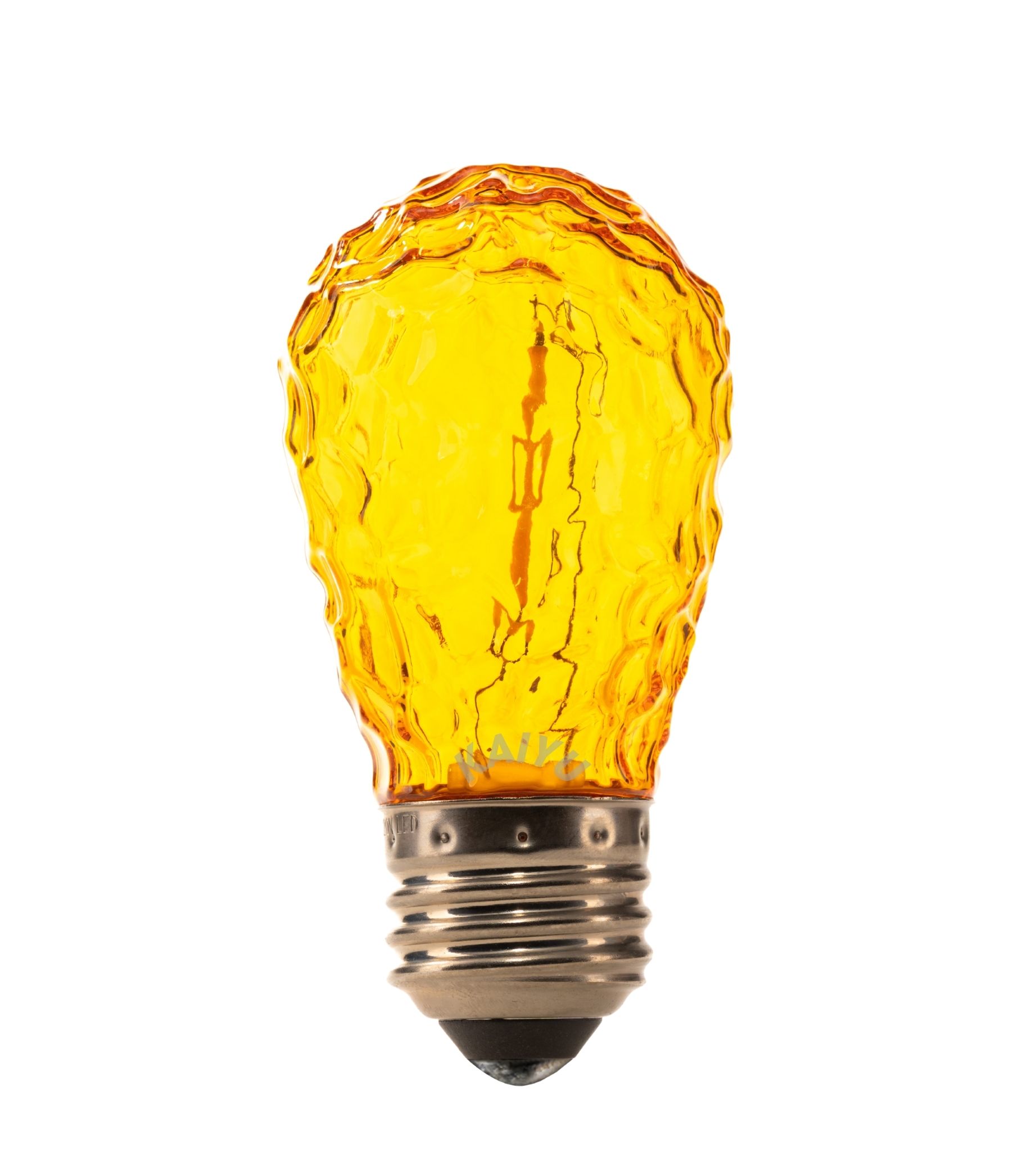 S14(ST45) 0.5W E26/27 Faceted Plastic LED filament bulb(Multi-color) - Image 4