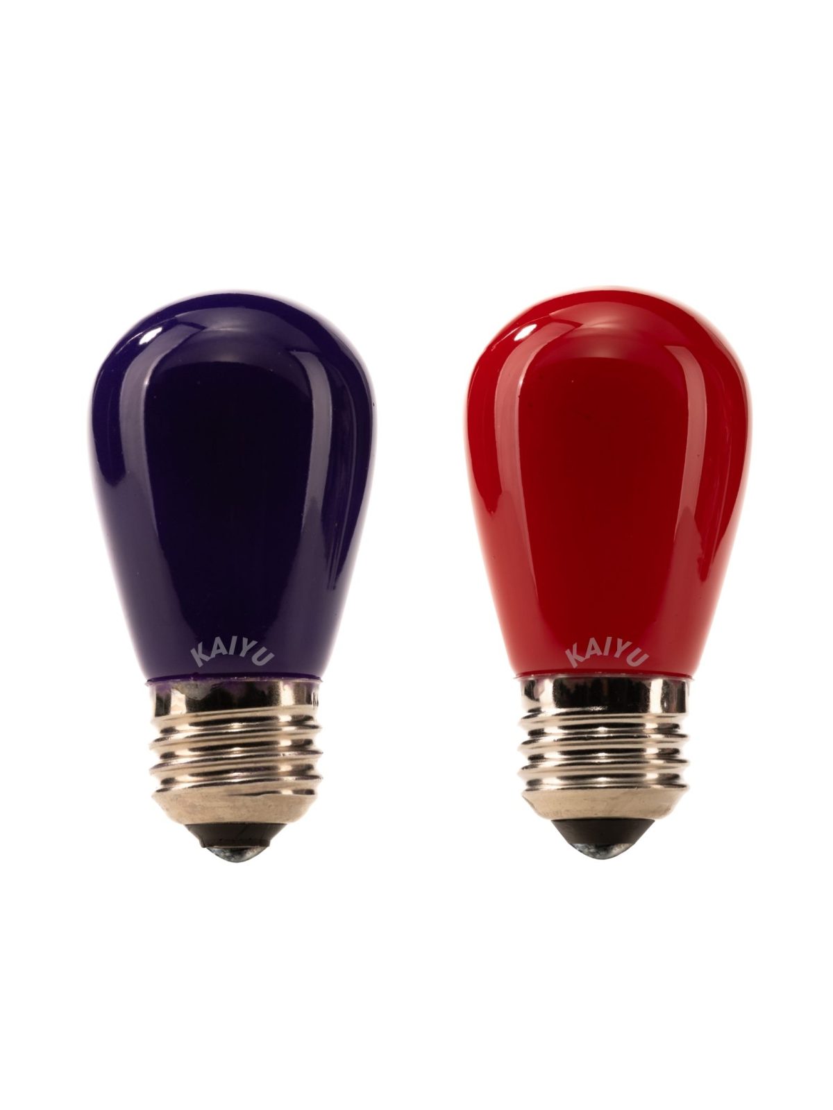 S14(ST45) 0.5W E26/27 multi-color Ceramic Opaque LED filament bulb
