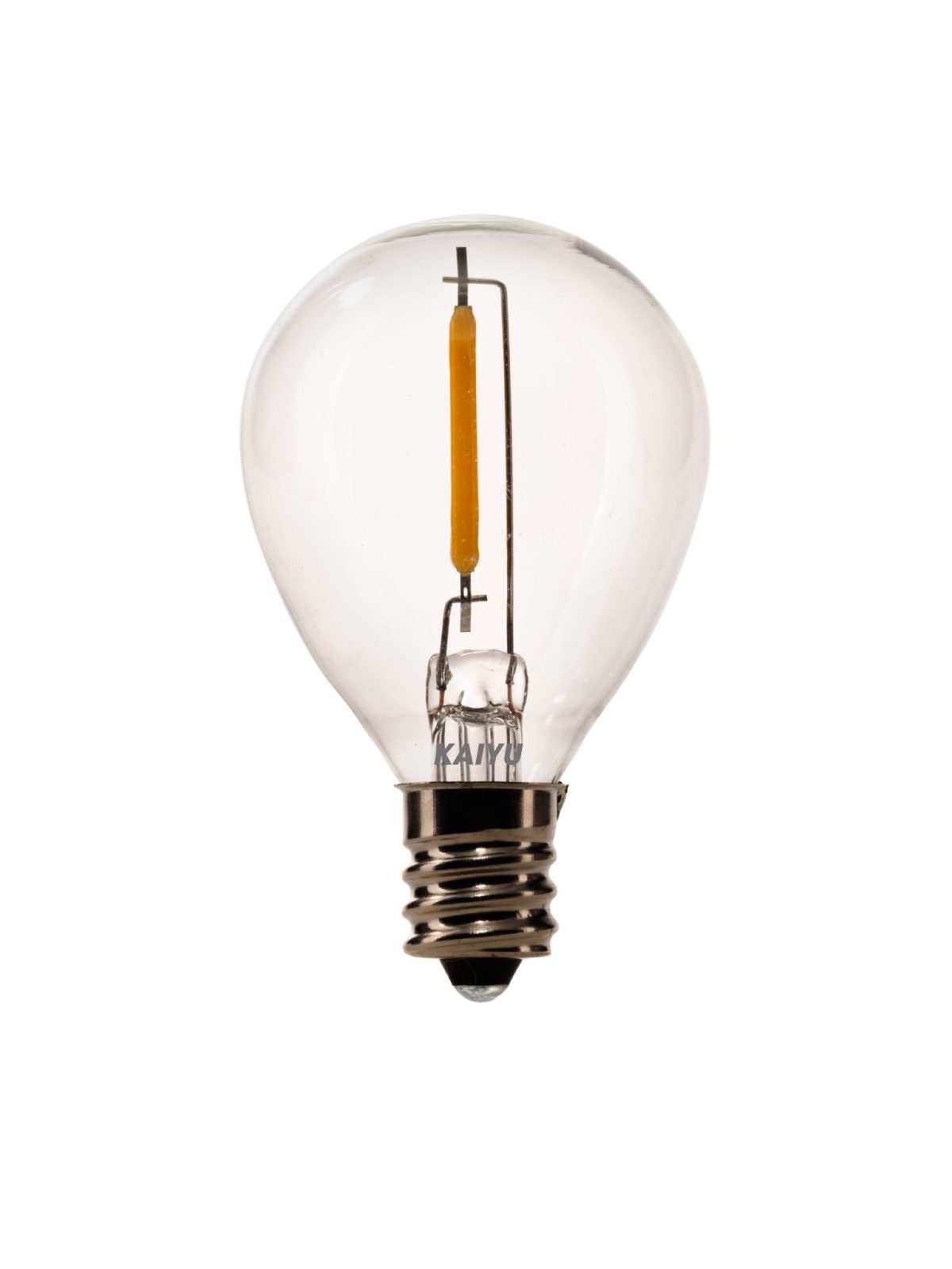 S35 0.5W E12 warm white LED Filament bulb
