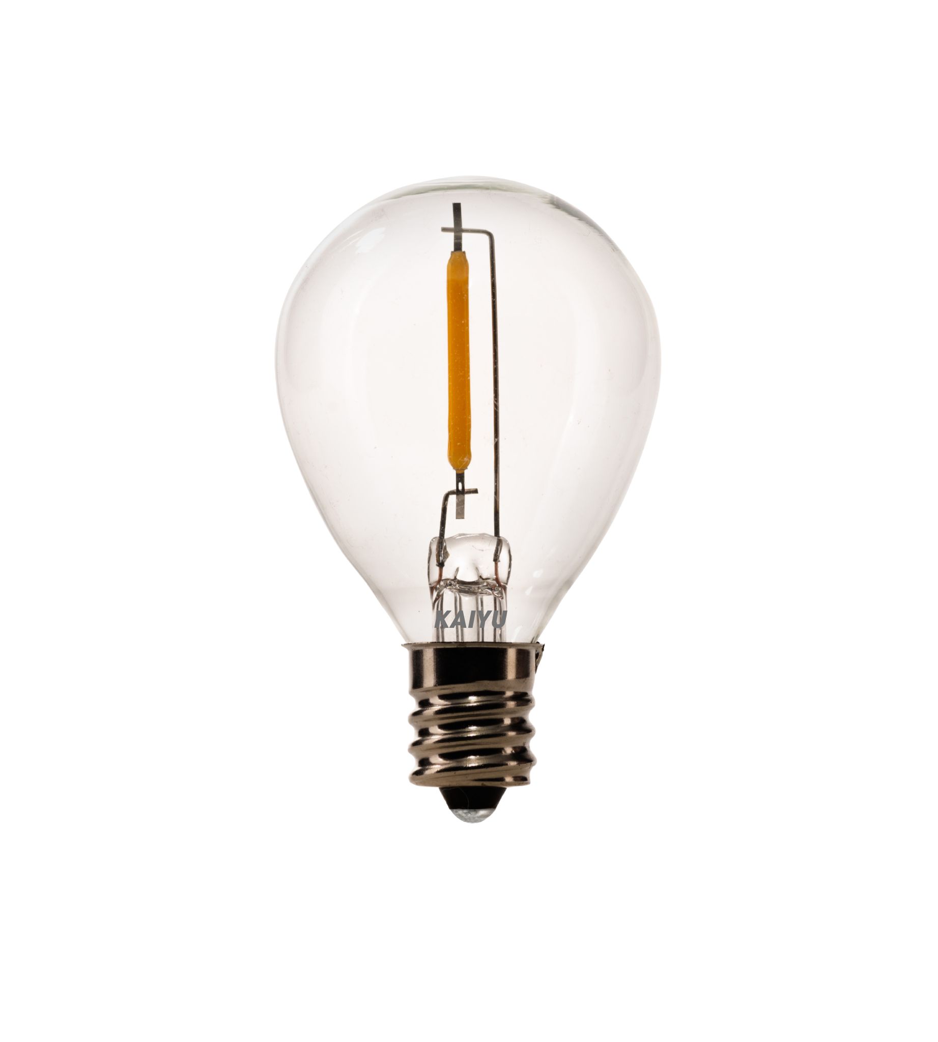 S35 0.5W E12 warm white LED Filament bulb