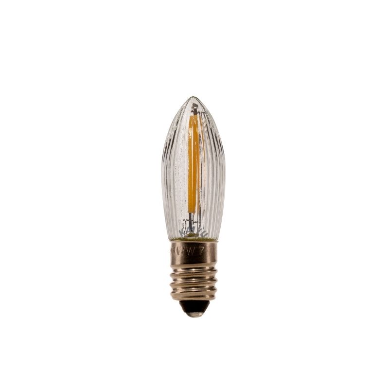 C13 0.2W E10 Glass Clear LED Filament bulb, 10-55V
