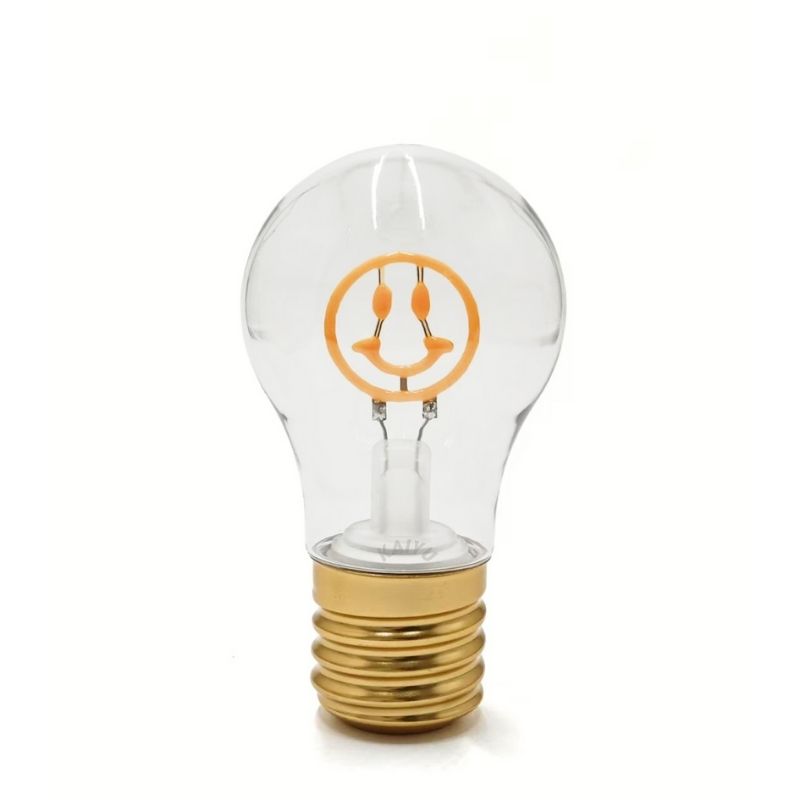 Cordless Happy Face Light Bulb