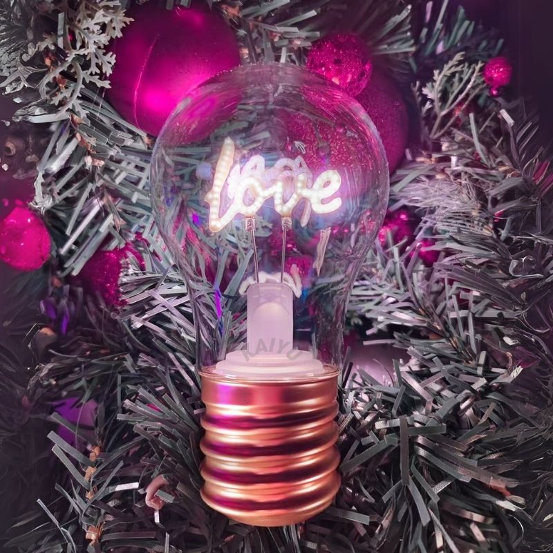 Cordless "Love" Light Bulb - Image 2