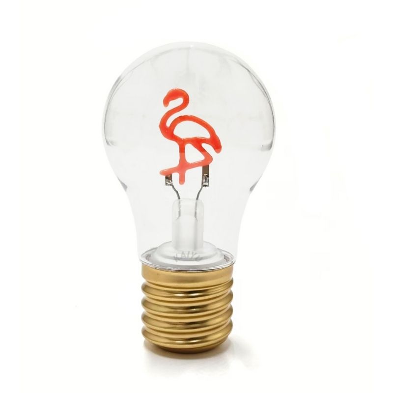 Cordless Red Firebird Light Bulb